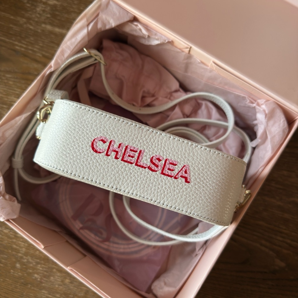 NEW Pop Suki Custom Chelsea Camera Bag White Crossbody Bag with Backpack Straps